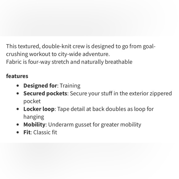 Lululemon At Ease Crew. Raw Linen. Size: XXL. NWOT. Never worn! - Picture 3 of 6